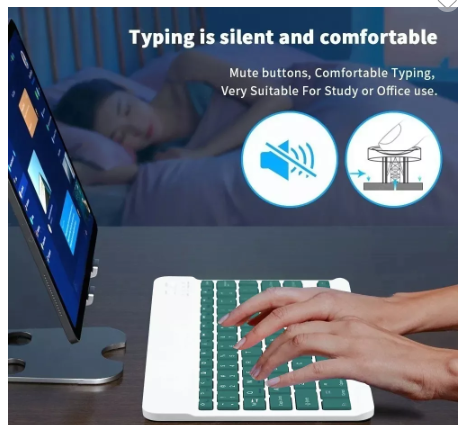 Kit Teclado + Mouse Bluetooth Silencioso — Trabaja Más, Sin Interrumpir a Nadie