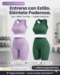 💪 Conjunto Deportivo Mujer — Biker + Top