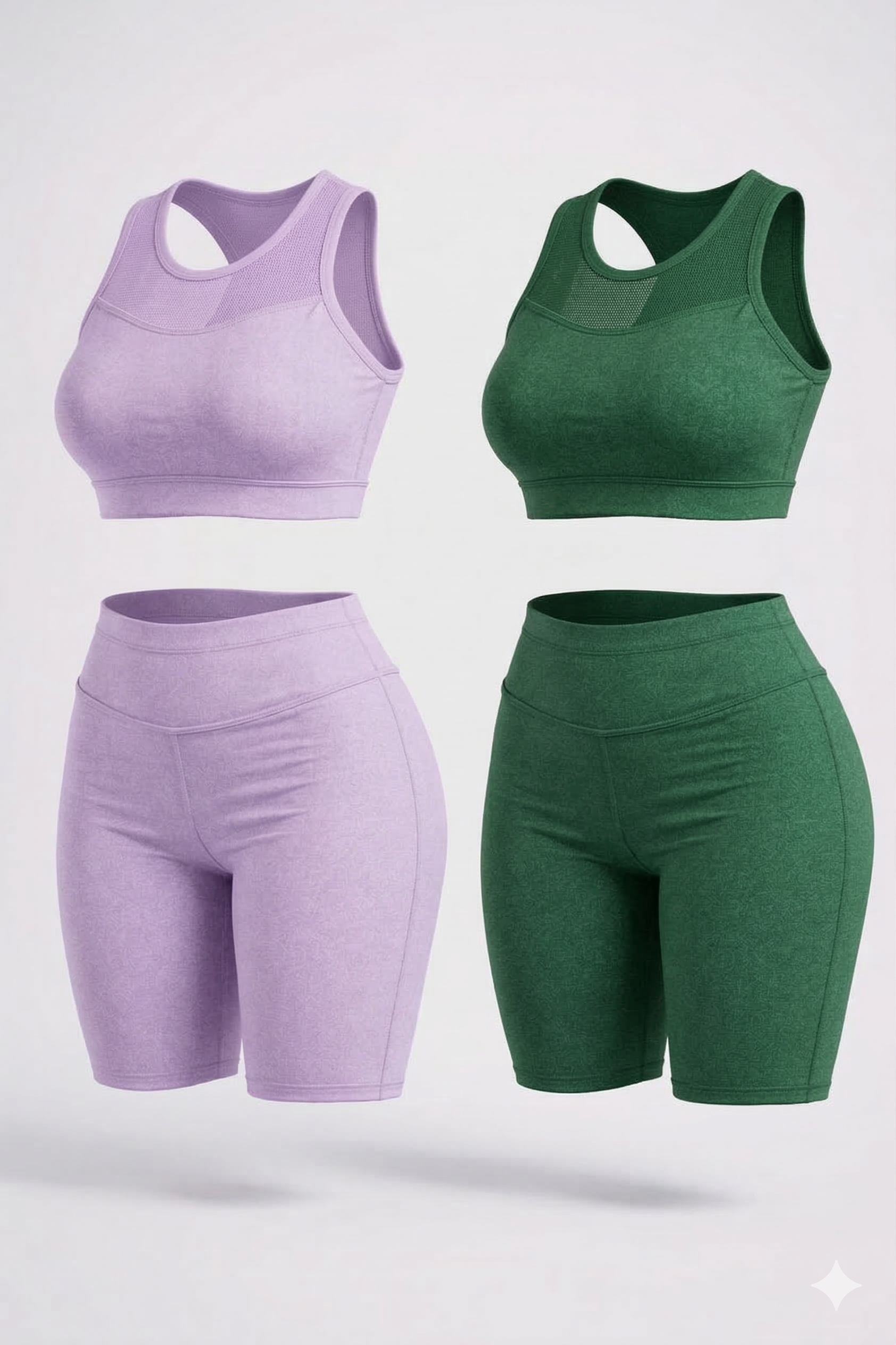 💪 Conjunto Deportivo Mujer — Biker + Top